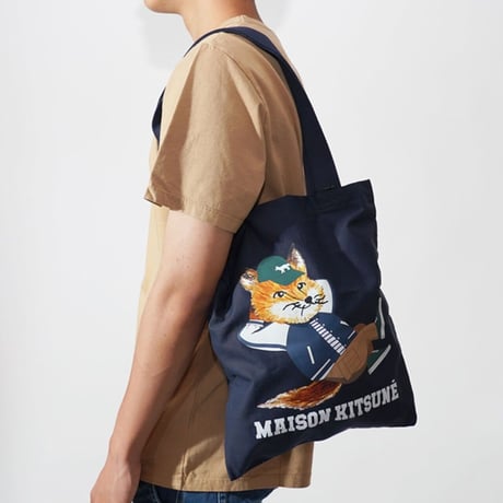 新品 maison kitsune 2023ss tote bag