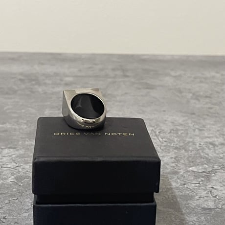 新品 dries van noten silver ring
