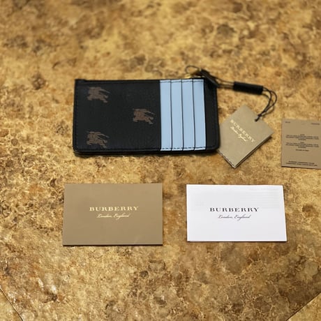 新品 burberry  2020aw leather mini wallet