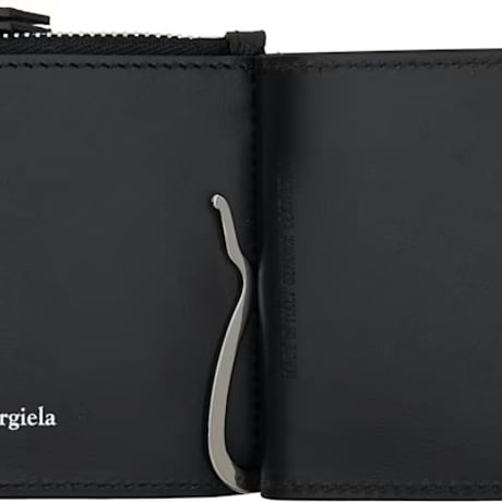 新品 maison margiela money clip leather wallet