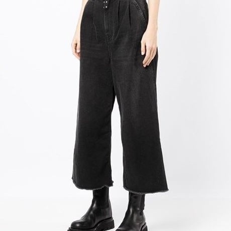 新品 mm6 maison margiela 2020aw flared jeans black