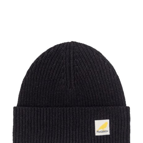 新品 jw anderson 2024aw logo patch beanie
