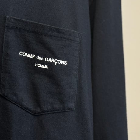 comme des garcons homme logo tops