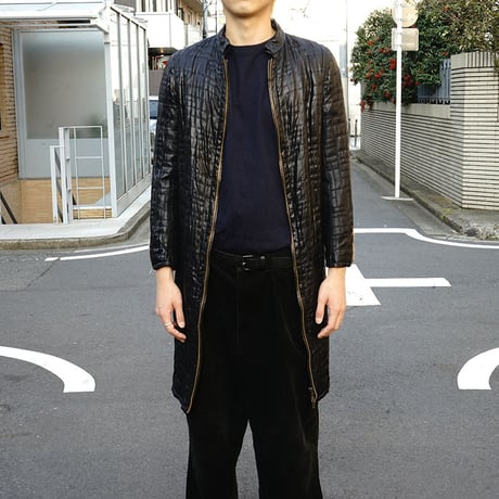 Yves Saint Laurent rive gauche  fake leather coat