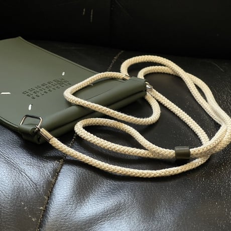 新品 maison margiela 2022 shoulder pouch green