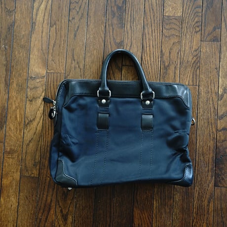 paul smith nylon×leather briefcase