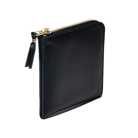 新品 comme des garcons 2024ss leather wallet black