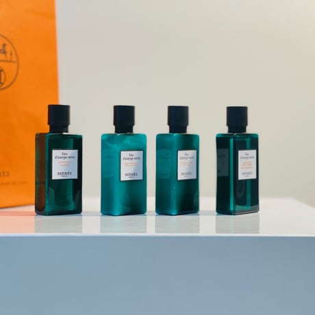 新品 hermes "Eau dorange verte" 4set