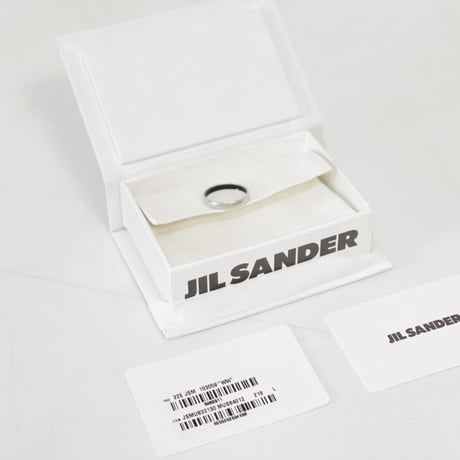 新品 jilsander 2022ss silver logo ring 27号