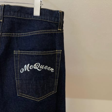 新品 alexander mcqueen 2019aw fisherman denim 46