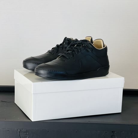 新品 maison margiela air force 1 type sneakers black 40