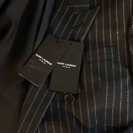 新品 saint laurent 2019aw double jacket 40