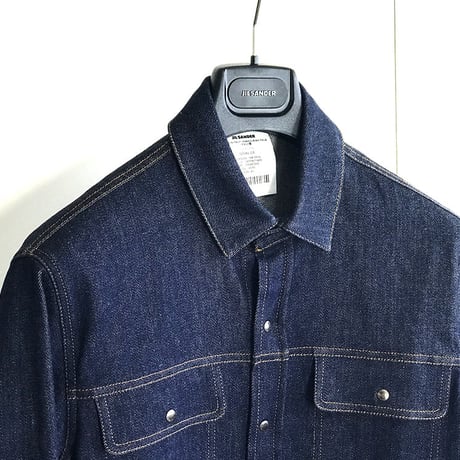未使用 jilsander denim shirt jacket