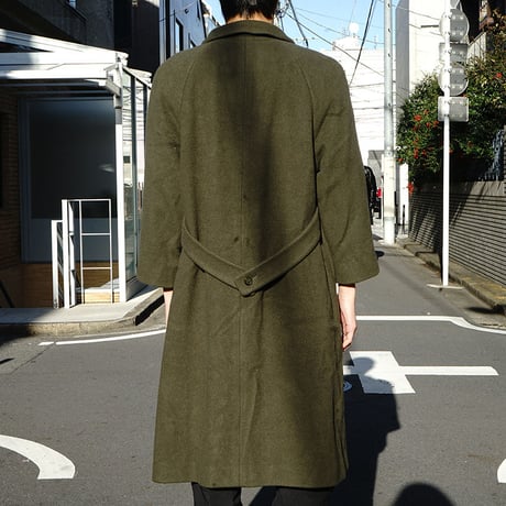 vintage wool coat green