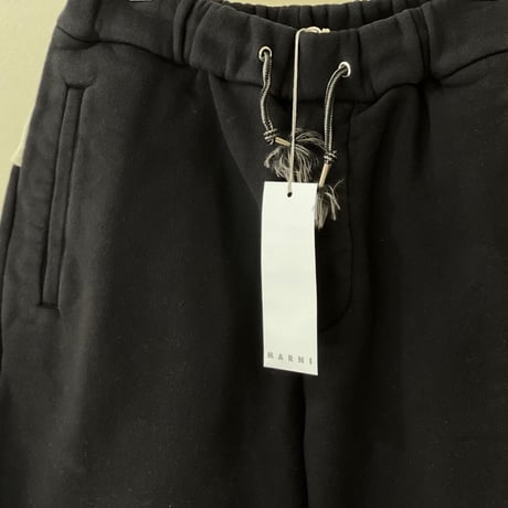 新品 marni 2020aw eazy pantd black