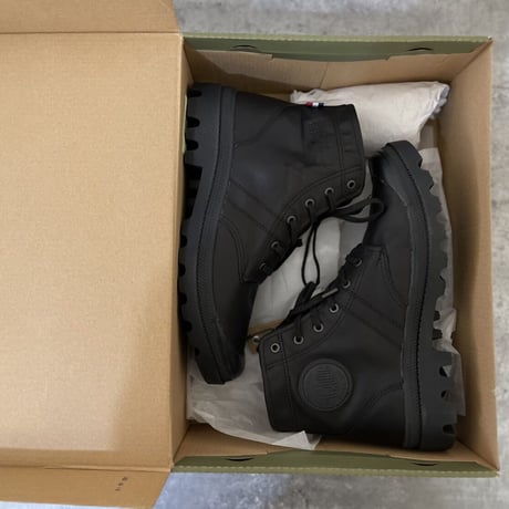新品 palladium 2021aw leather boots black 41