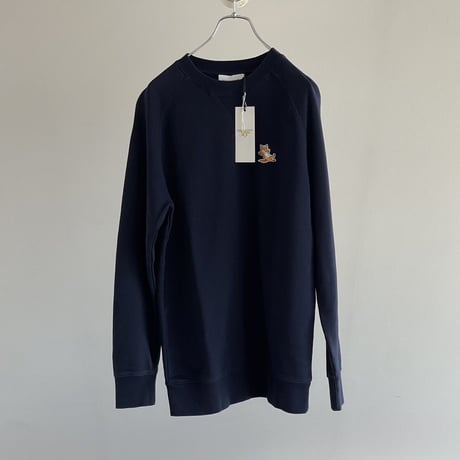 新品 maison kitsune 2023aw fox sweat black L