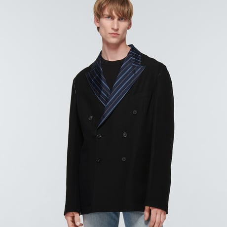 新品 maison margiela double linen jacket