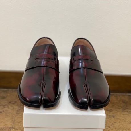 新品 maison margiela 2020aw tabi leather loafer 43