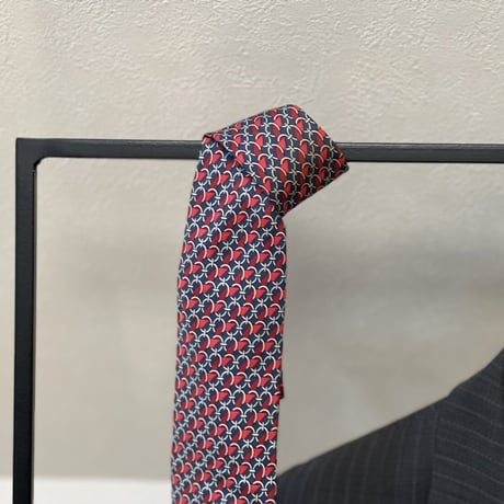 setup suit + hermes necktie #9