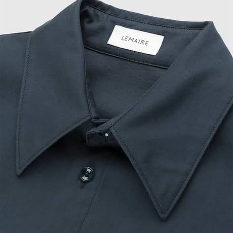 新品 lemaire volcan blue shirt