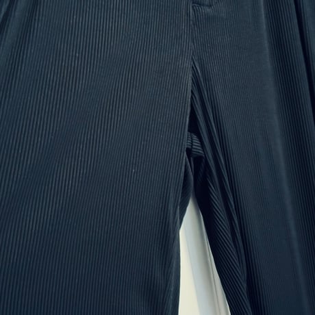 factory sample pleats wide pants black