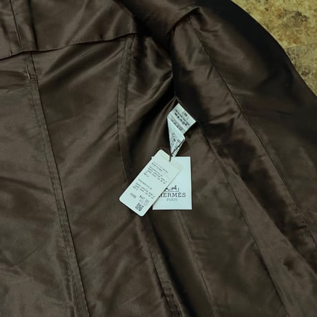 新品 hermes silk jacket