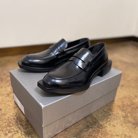 新品 alexander mcqueen 2020aw square wood heel shose 42.5