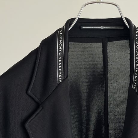 givenchy 2021aw logo intarsia jersey jacket