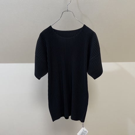 新品 homme plisse issey miyake 2022aw pleats tops black
