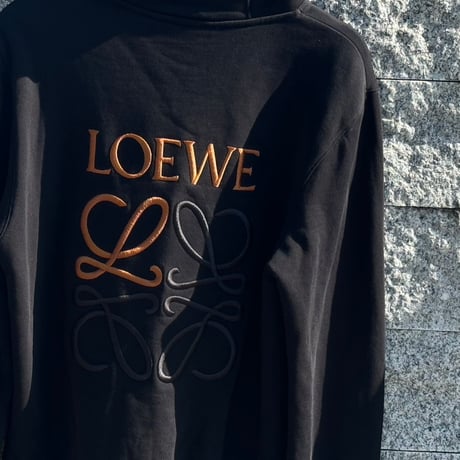 loewe over size anagram logo hoodie