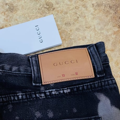 新品 gucci 2017 resort collection bleach denim