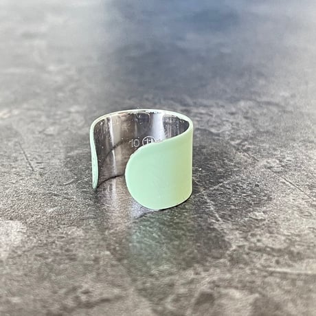 maison margiela pale green ring 19号
