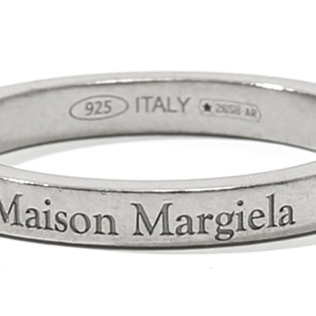 新品 maison margiela  2023ss silver logo ring 22号