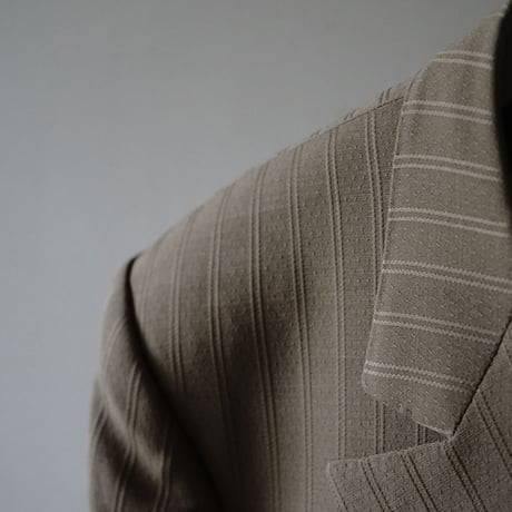 vintage  three‐piece  stripe set up suit