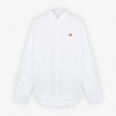 新品 maison kitsune 2024ss fox shirt white 39