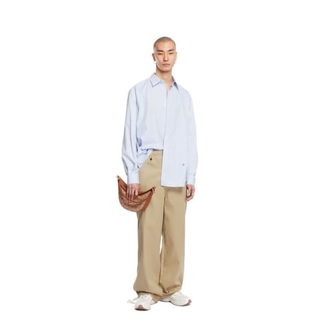 新品 loewe 2023ss over size anagram ”Trompe-l'œil" shirt 43