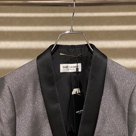 新品 saint laurent 2019aw shawl collar jacket 38