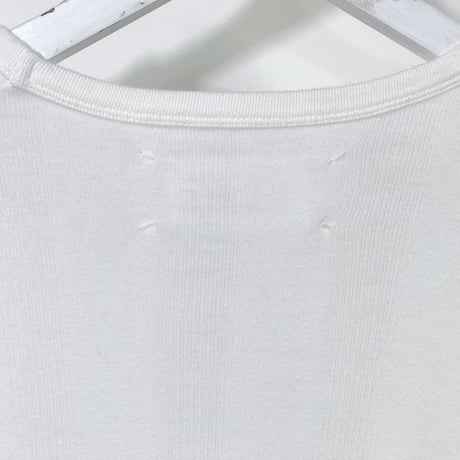試着のみ maison margiela rib tops white