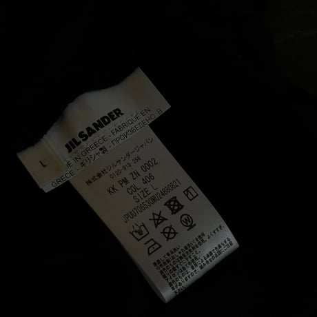 新品 jilsander + logo tops