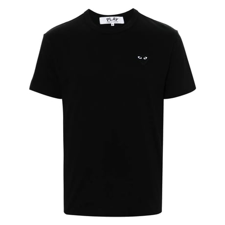 新品 play comme des garcons tops black×black L