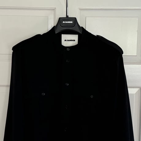jilsander collarless coat 40