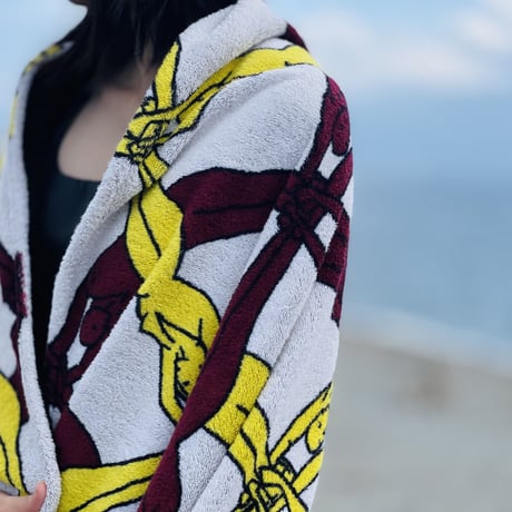 新品 2021ss bottega veneta fantasia beach towel