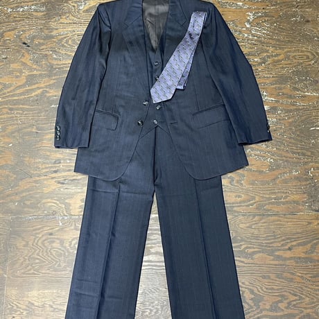 setup suit + hermes necktie #14
