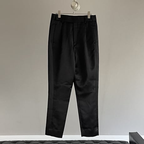saint laurent silk tack tuxedo pants 40