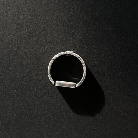 bottega veneta 2020ss silver ring 19号