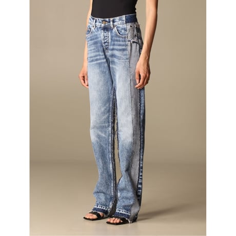 maison margiela "再構築" recycle denim pants