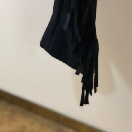 新品 mm6 maison margiela 2020aw fringe jacket  black