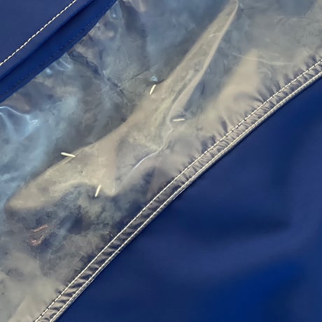 maison margiela  vinyl layered jacket