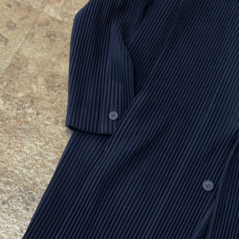 HOMME PLISSE ISSEY MIYAKE size4 ネイビー homme plisse issey miyake 2022aw tailed pleats